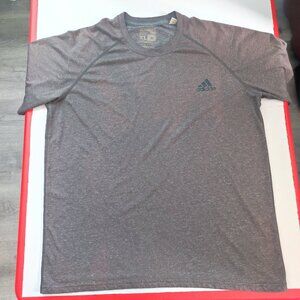 Adidas Ultimate Tee men's size XL brown colour ClimaLite short sleeve